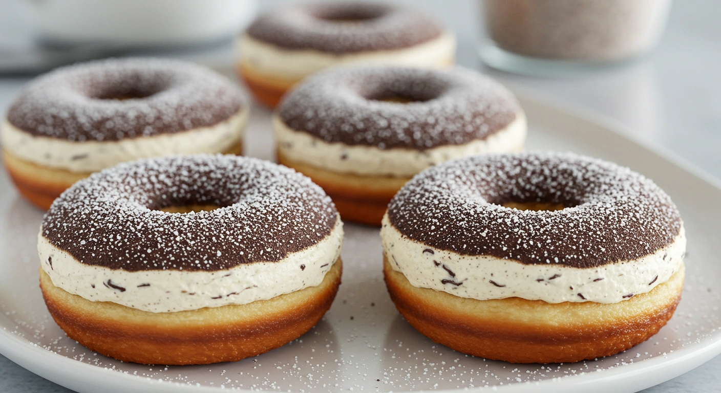 Oreo Cheesecake Doughnuts - tertiary view
